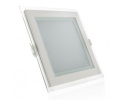 Downlight panel LED Cuadrado 95x95mm Cristal 6W 